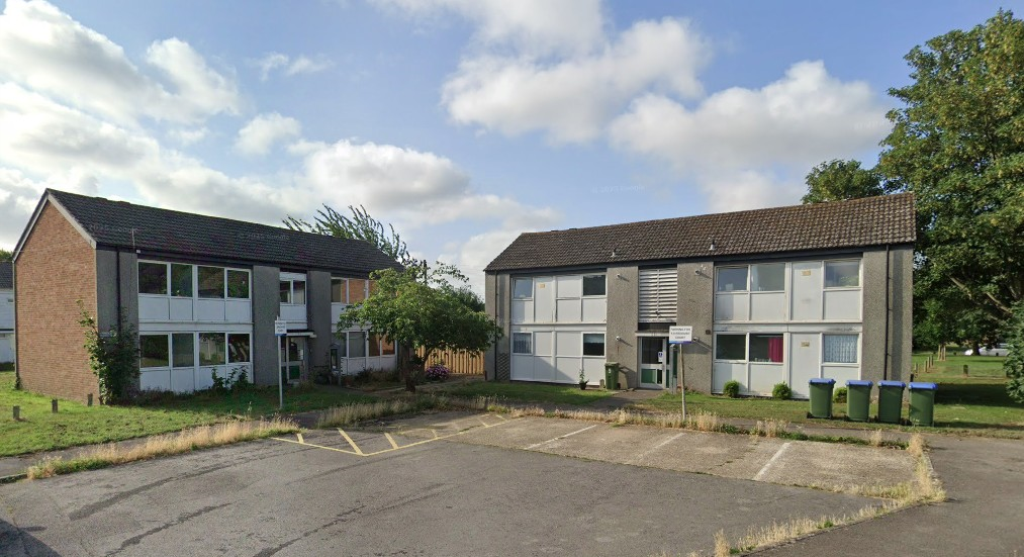 Photo of two small blocks of homes at Redoubt Court