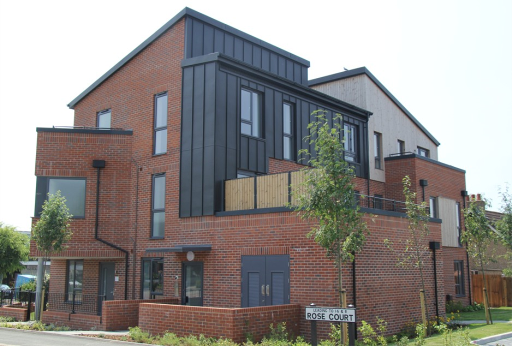 Image of council housing development 